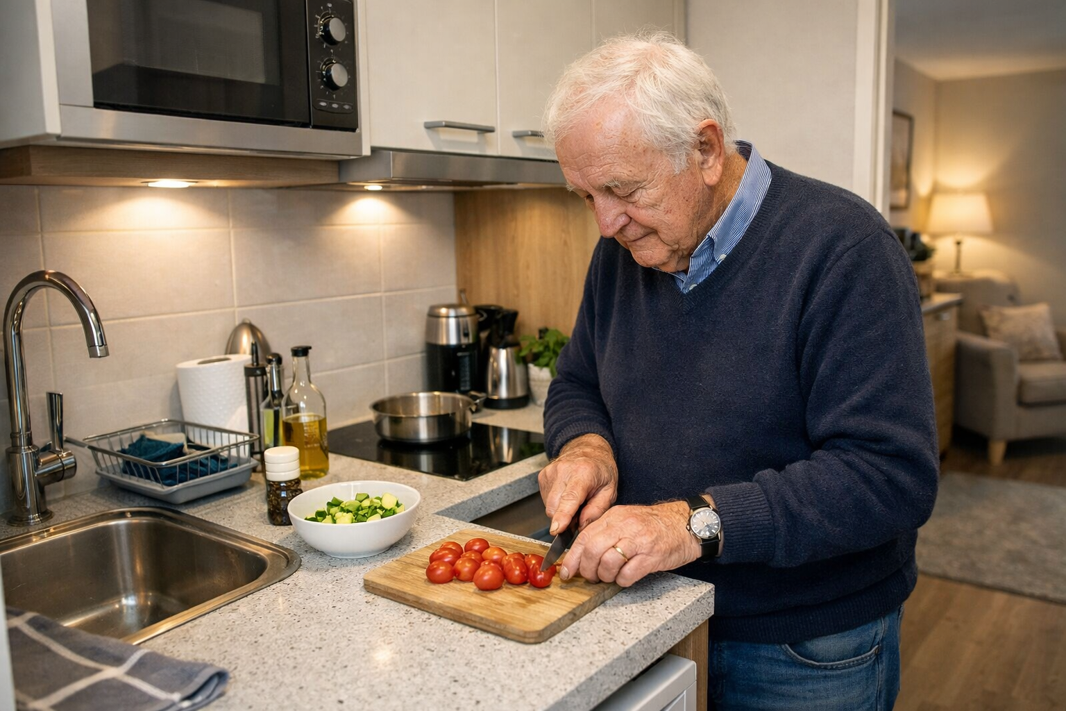 Kleine keuken voor aanleunwoning: slim, stijlvol en ruimtebesparend