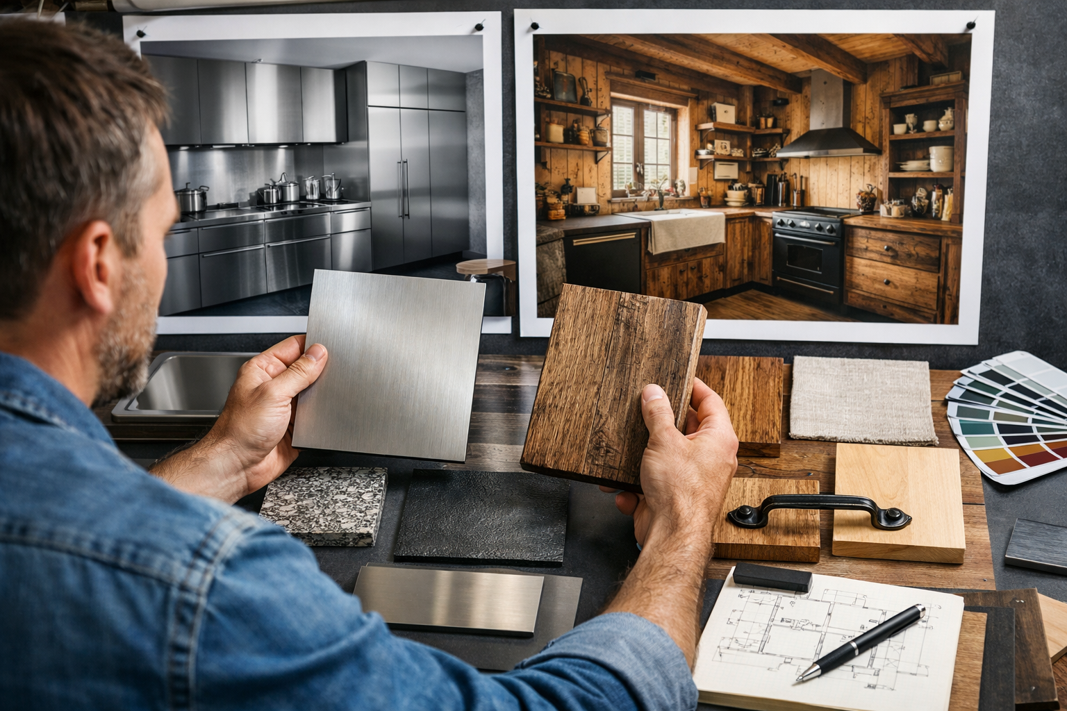 Metalen keuken vs houten keuken: welke past het beste bij jouw interieur?