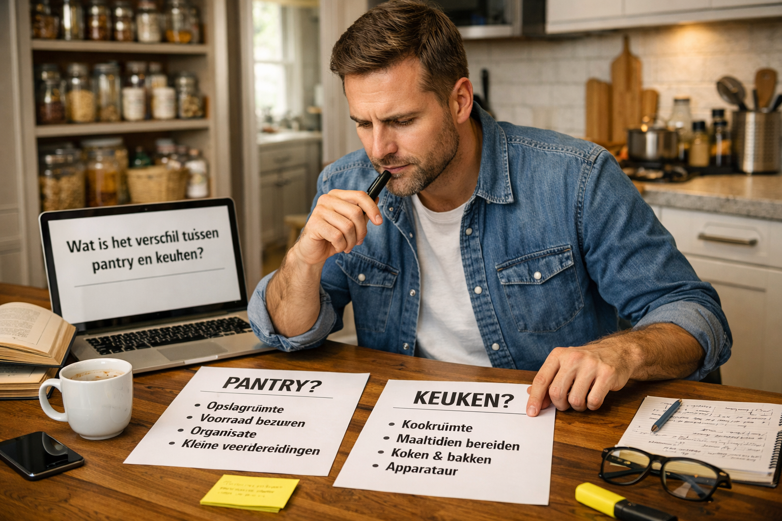 Wat is het verschil tussen pantry en een normale keuken? Alles wat je moet weten